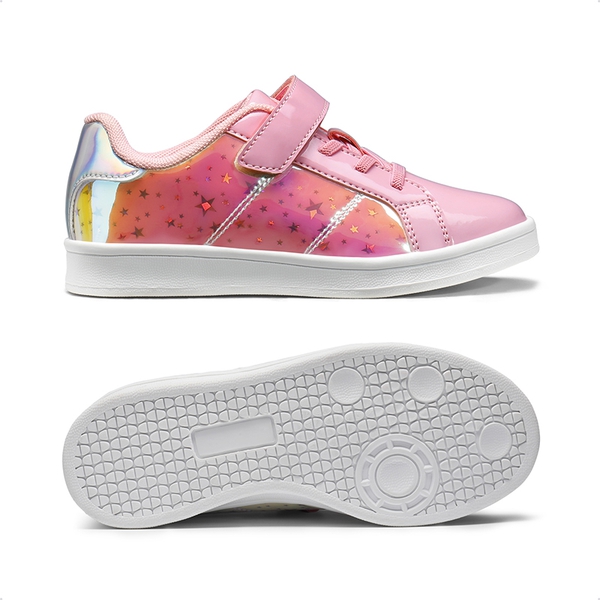 [Storybook DiscoStar] Shiny Star Pattern Sneakers - PINK - 1